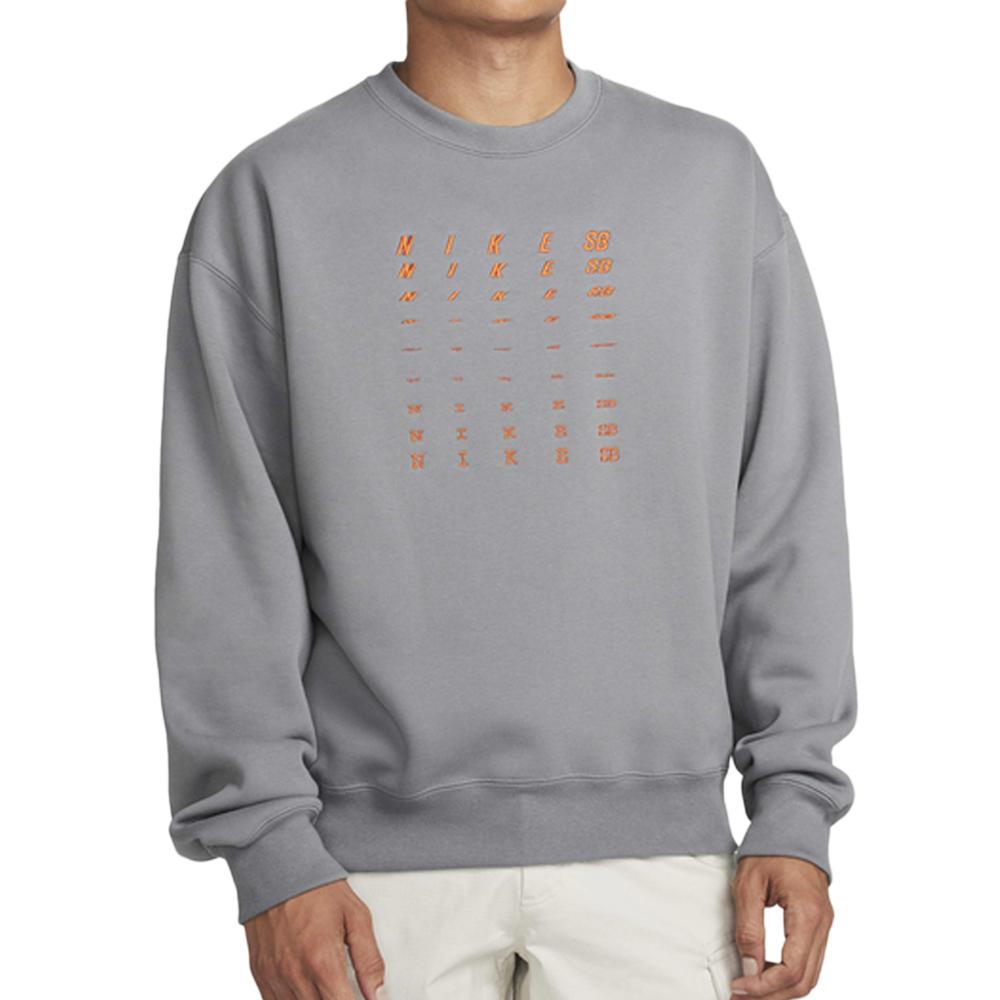 Sweat Gris Foncé Homme Nike Fade pas cher
