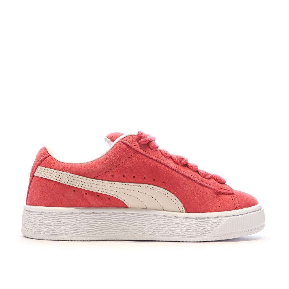 Baskets Rose Femme Puma Suede XL vue 2