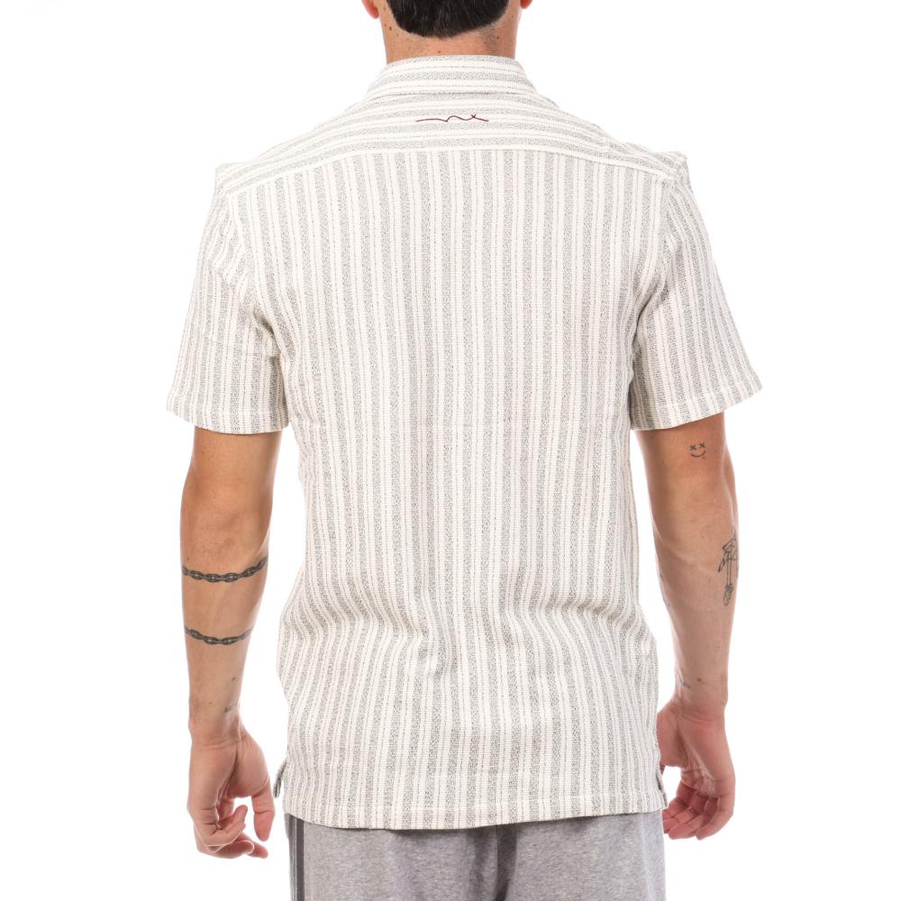 Chemise Ecru/Beige Homme Teddy Smith Akuma vue 2