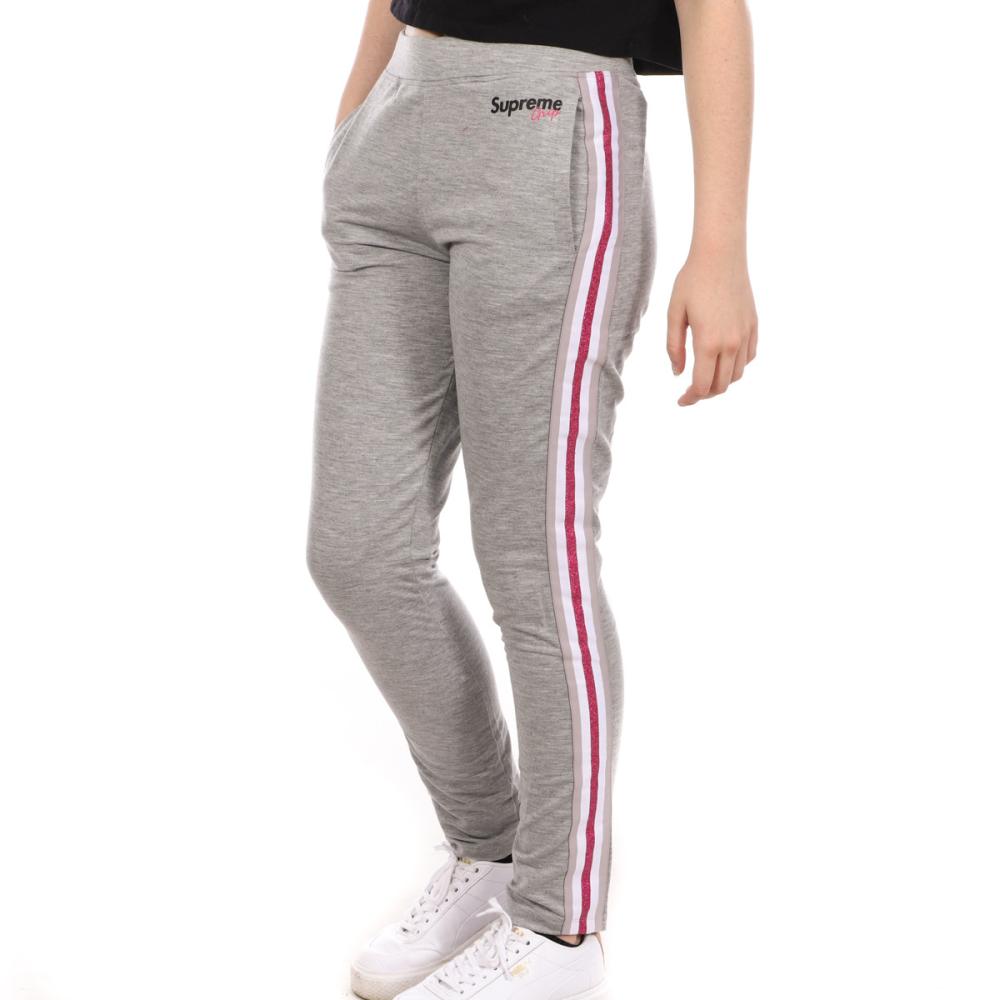 Pantalon de survêtement Gris Femme Supreme Grip Careen pas cher