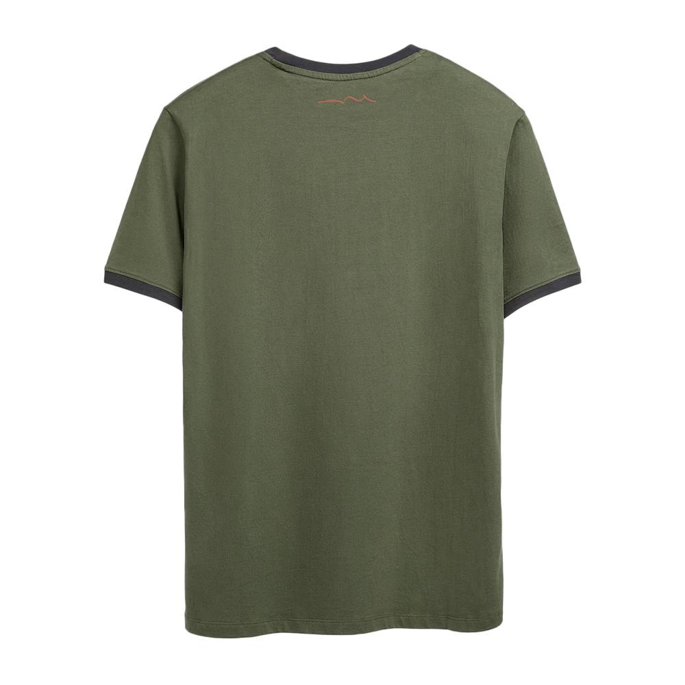 T-shirt Kaki Garçon Teddy Smith 61007493D vue 2