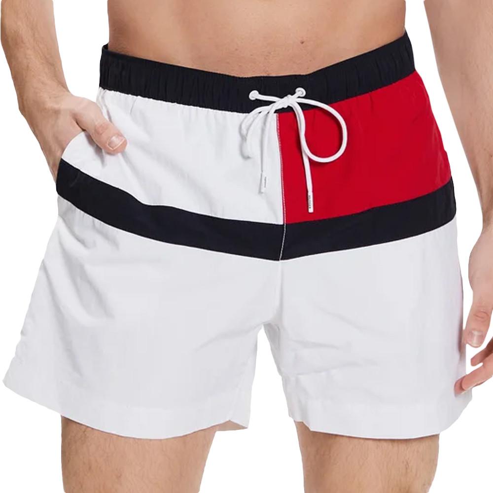 Short de bain Blanc Homme Tommy Hilfiger 2744 pas cher
