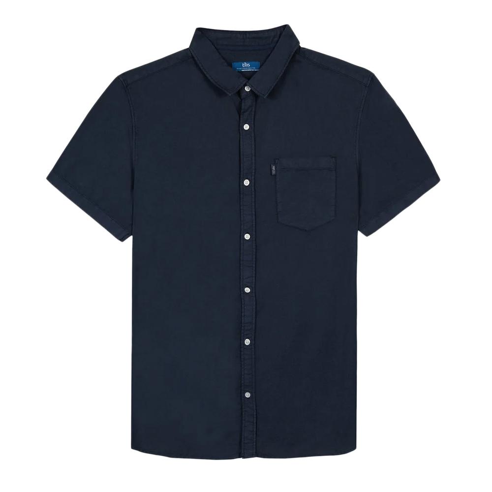 Chemise Marine Homme TBS BRODYCHA pas cher