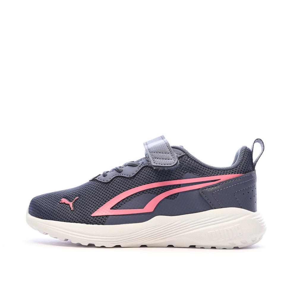 Baskets Marine/Rose Fille Puma All Day Active 01 pas cher