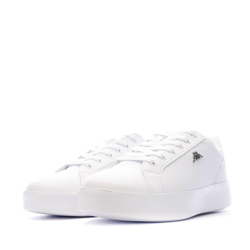 Baskets Blanches/Violet Femme Kappa Amelia vue 6