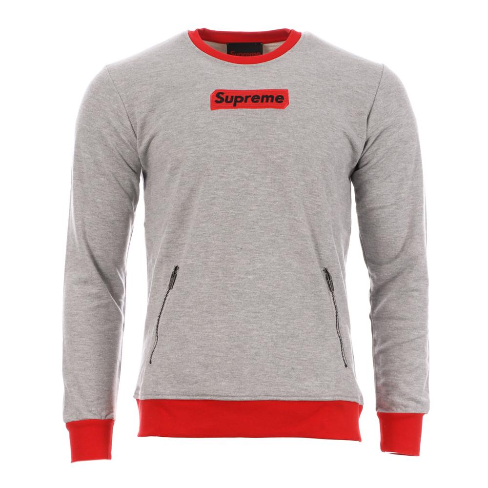 Sweat Gris Homme Supreme Grip Charm pas cher