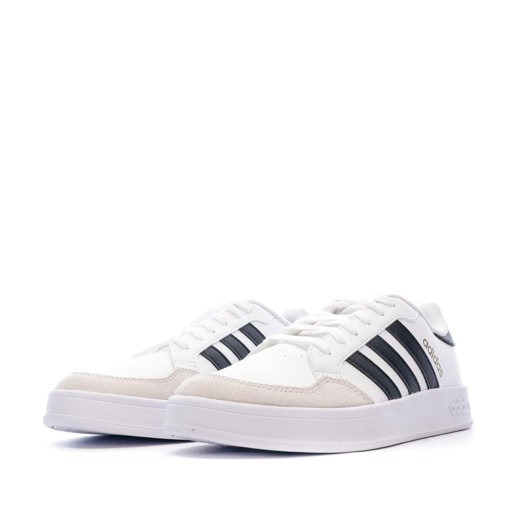 Baskets Blanche Homme Adidas Breaknet vue 6