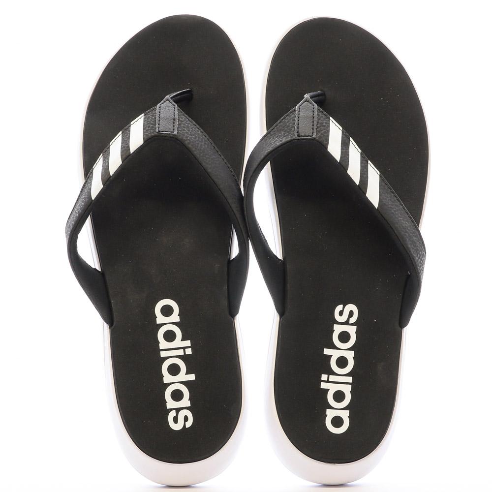 Chanclas Adidas Comfort Negro/Blanco, Hombre ver 3