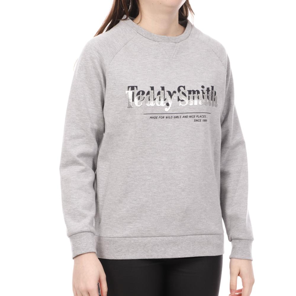 Sweat Gris Femme Teddy Smith Caviar pas cher