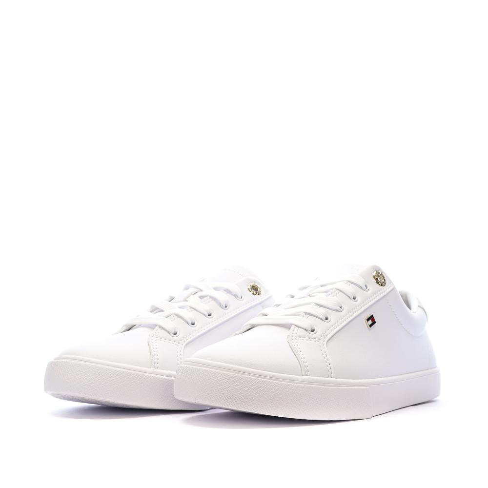 Baskets Blanches/Argent Femme Tommy Hilfiger Sneaker vue 6