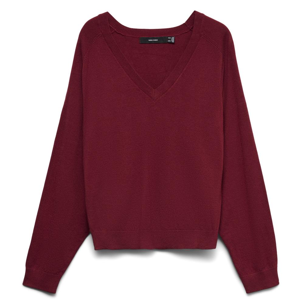 Pull Bordeaux Femme Vero Moda Holly Karis pas cher