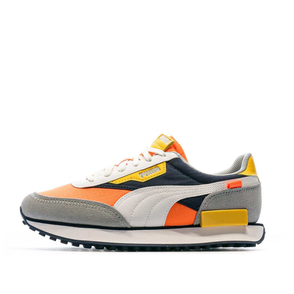 Puma grise et jaune on sale
