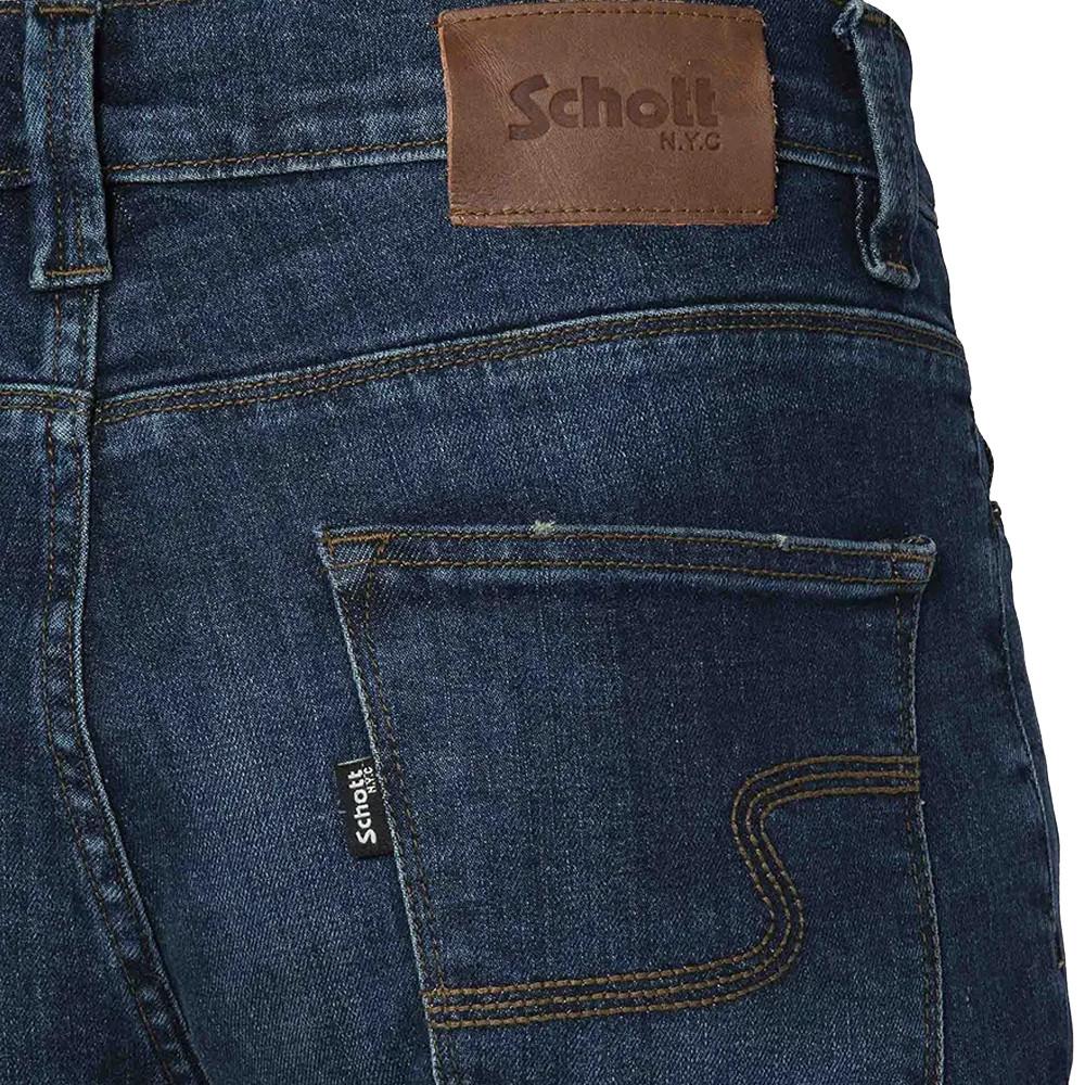 Jean Regular Bleu Foncé Homme Schott Version 34 vue 4