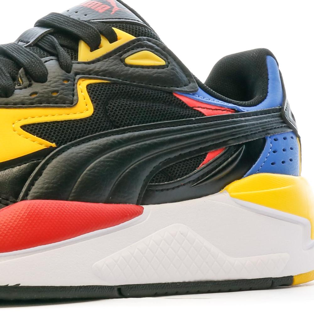 Baskets Noir/Bleu/Jaune Garçon Puma X-Ray Speed vue 7