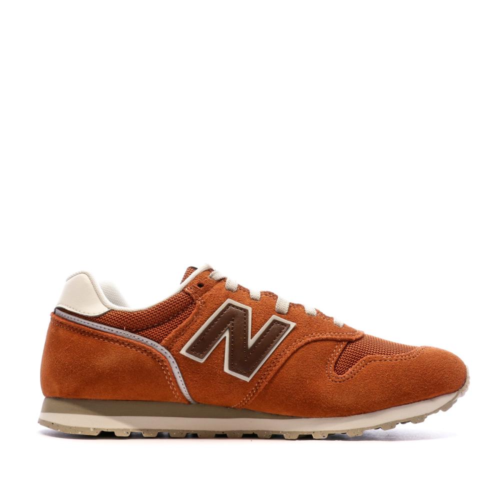 Baskets Oranges Homme New Balance 373 vue 2