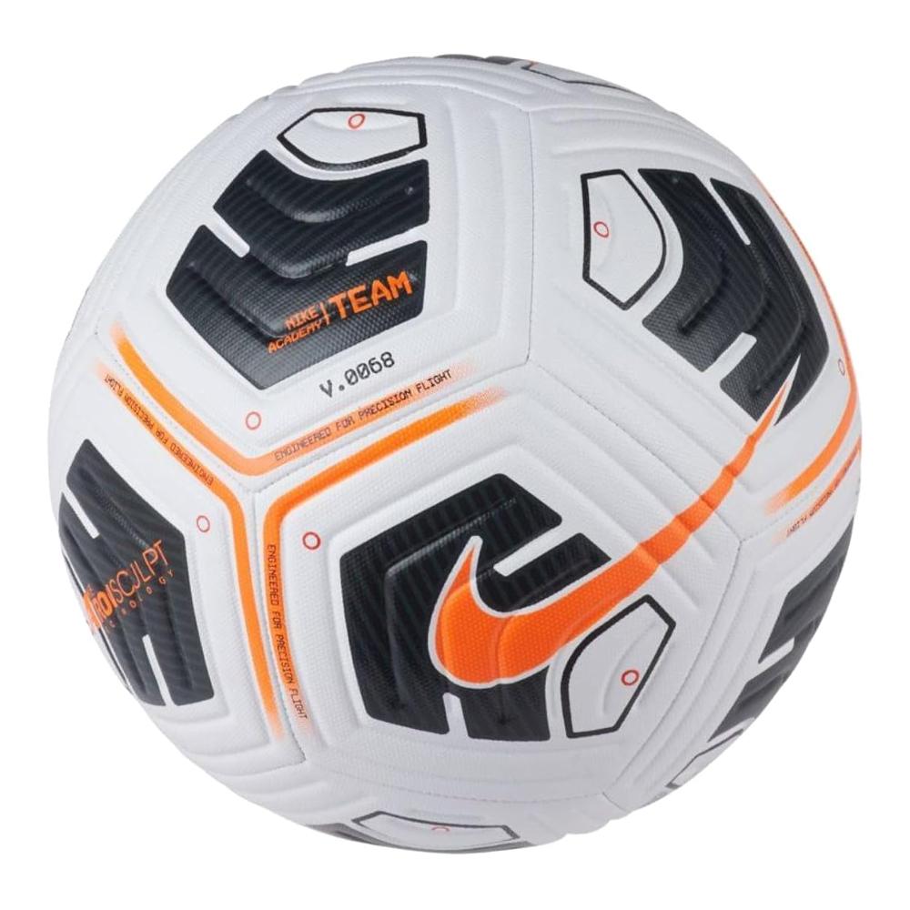 Ballon de Foot Blanc/Orange Nike Academy pas cher