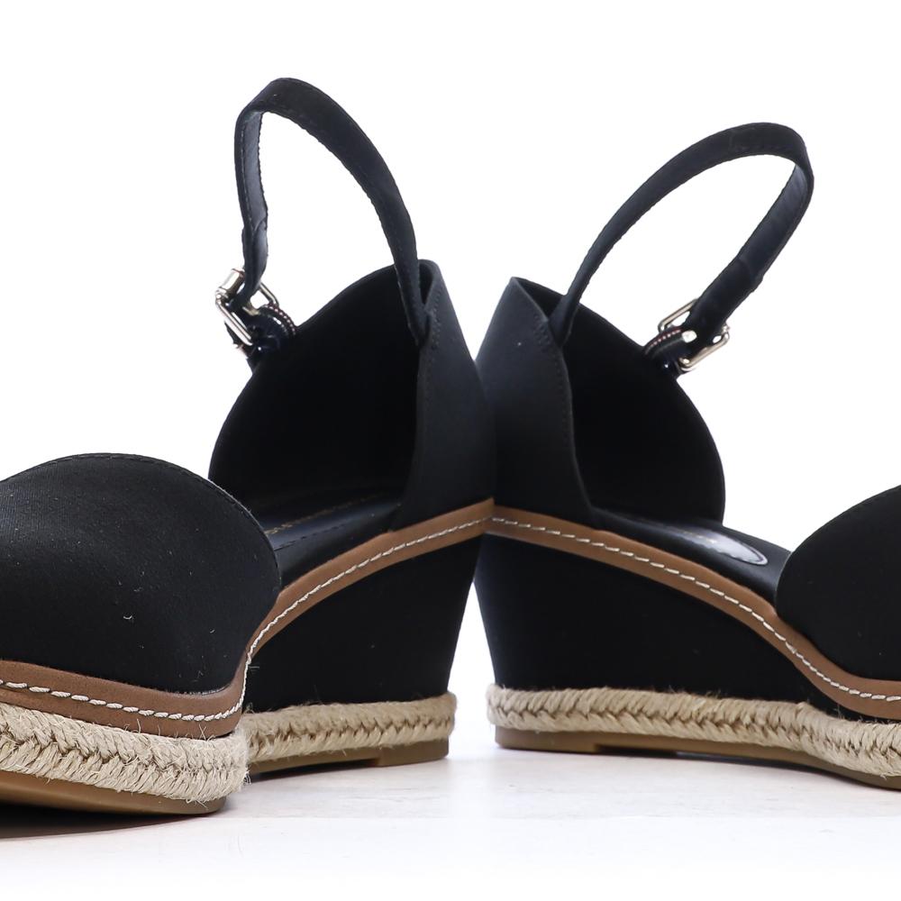 Sandales Noires Femme Tommy Hilfiger Basic Closed Toe vue 7