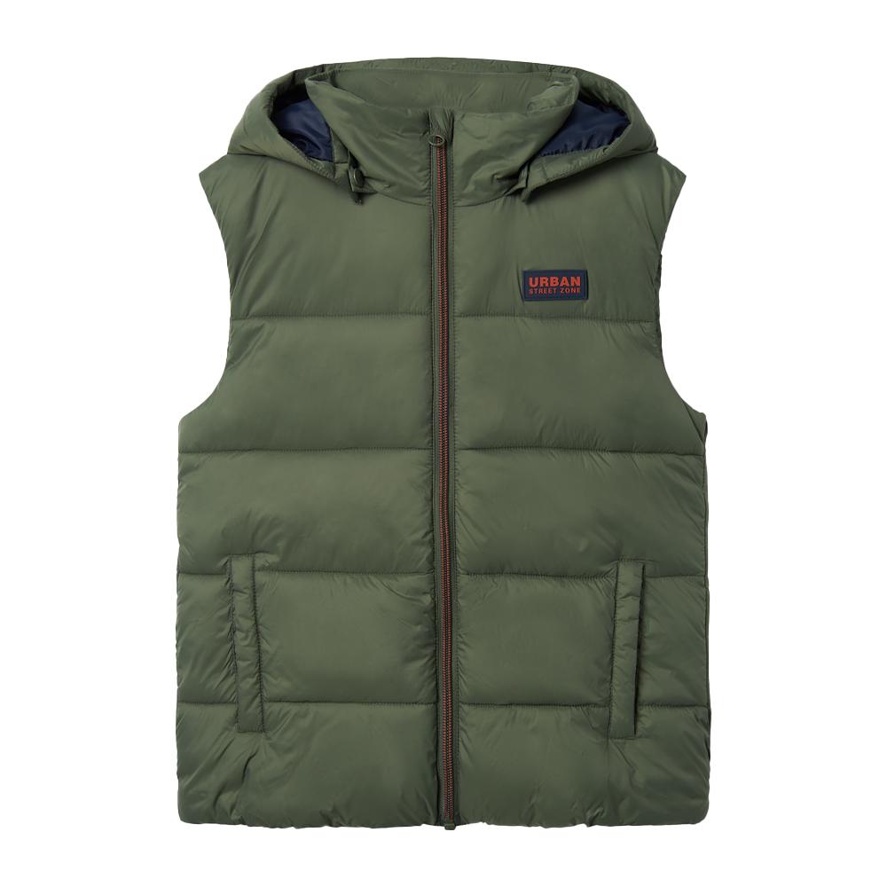 Doudoune sans manche Kaki Garçon Name it Vest pas cher