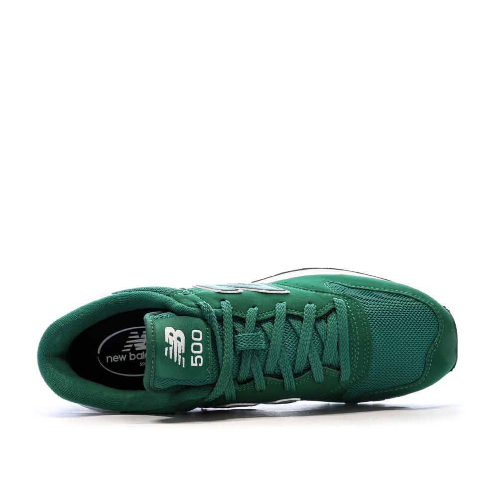 Baskets Vertes Homme New Balance 500 vue 4