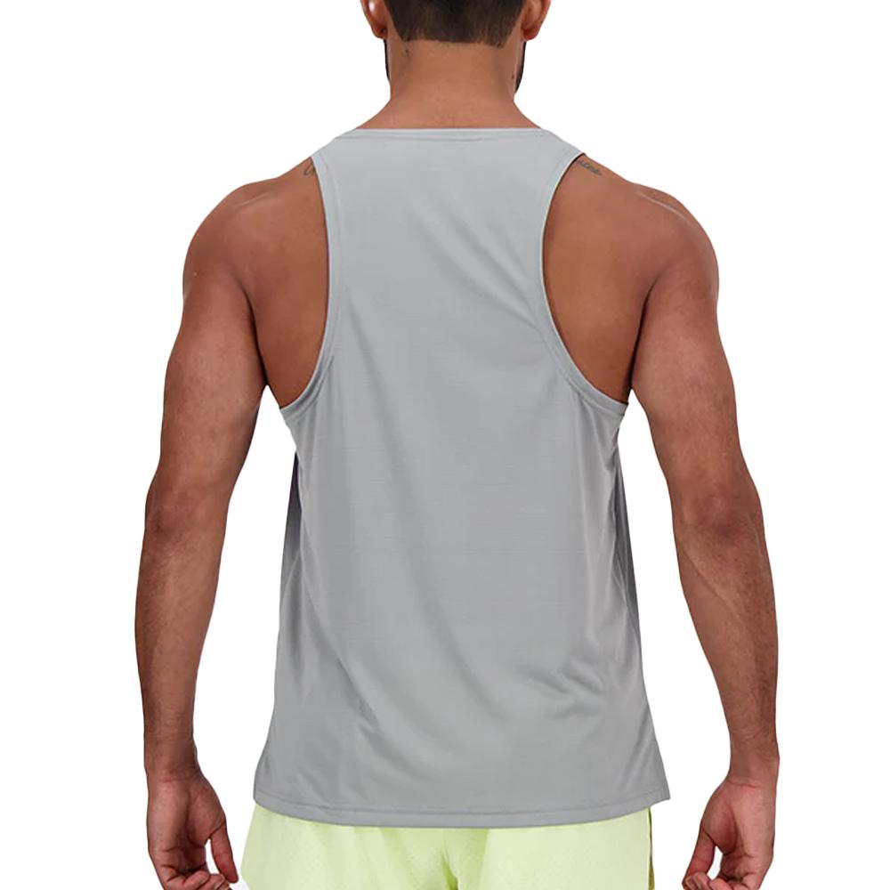 Débardeur Gris Homme New Balance Singlet vue 2