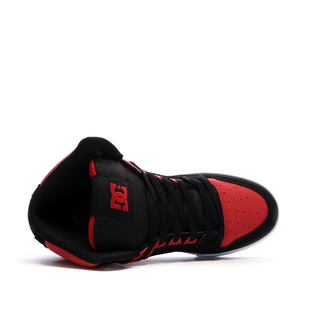 Zapatillas deportivas negras/rojas para hombre DC Shoes Pure ver 4
