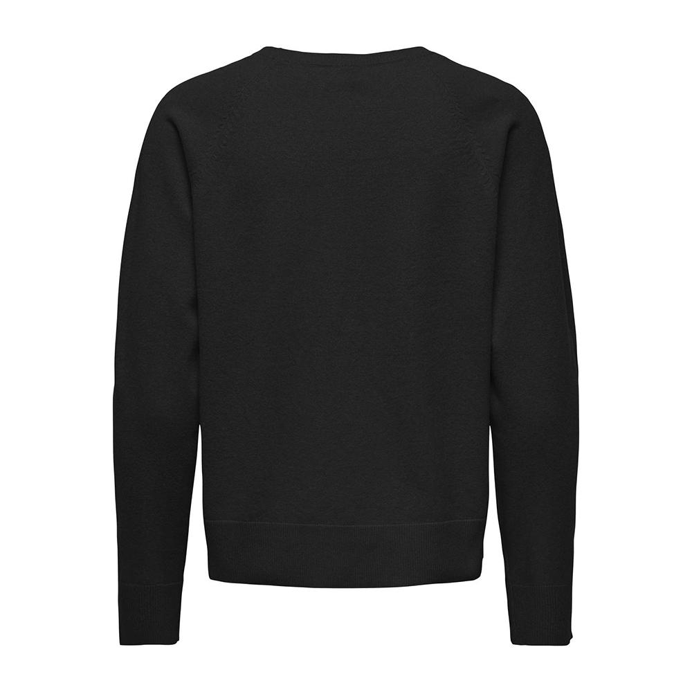 Pull Noir Femme Only Lama vue 2