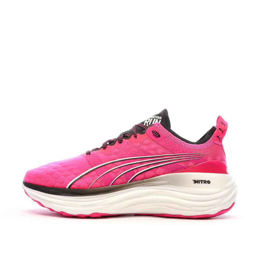 Chaussures de Running Roses Femme PUMA Foreverrun Nitro pas cher