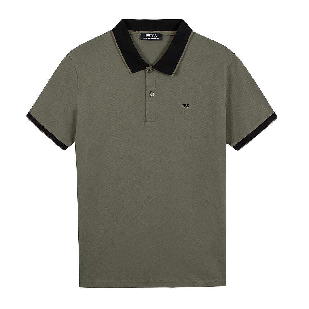 Men’s Khaki Polo Shirt TBS Ivy affordable