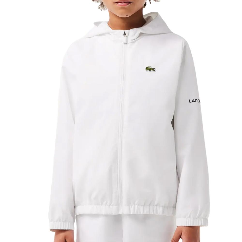 Veste Blanche Garçon Lacoste BJ2481 pas cher