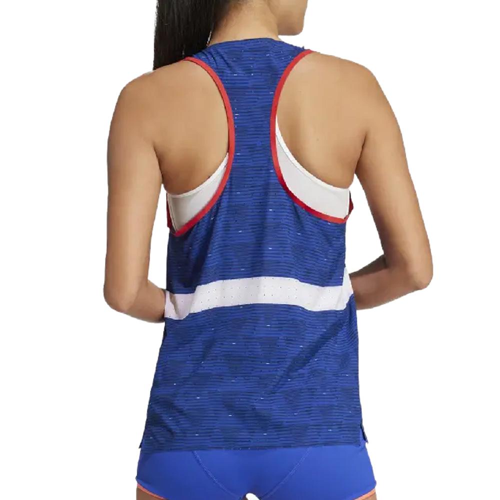 France Women’s Blue Adidas Team F Athletics Tank Top Photo of the Espace des Marques %store% store - view of %key%