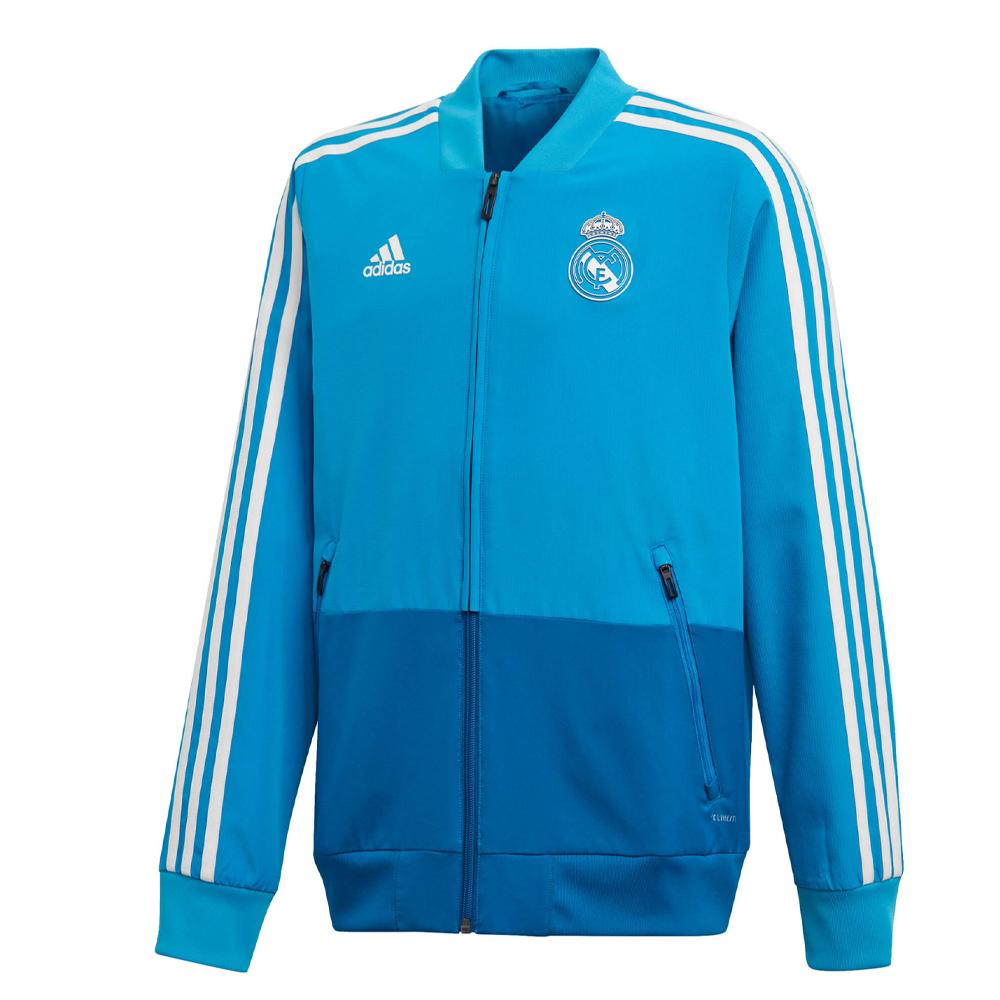 Real Madrid Veste Turquoise Garçon Adidas 2019 pas cher