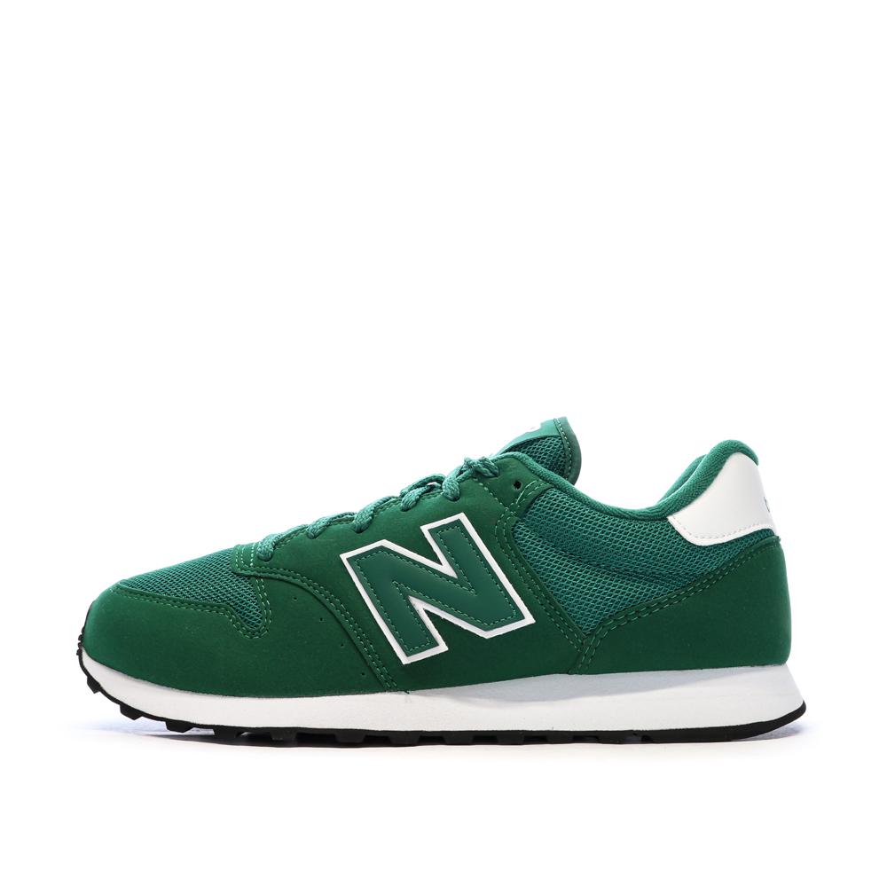 Baskets Vertes Homme New Balance 500 pas cher