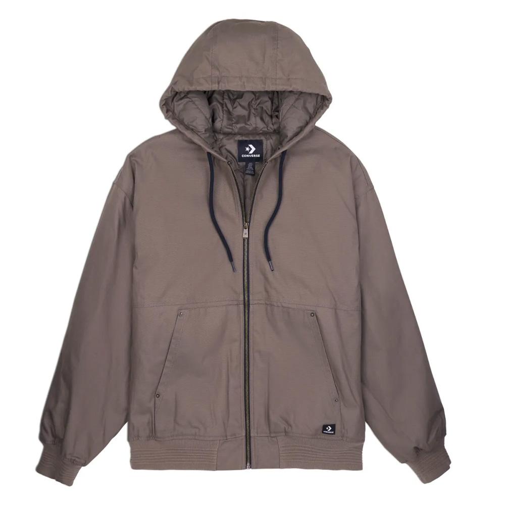 Braune Jacke Mann Converse Insulated Ansicht 2
