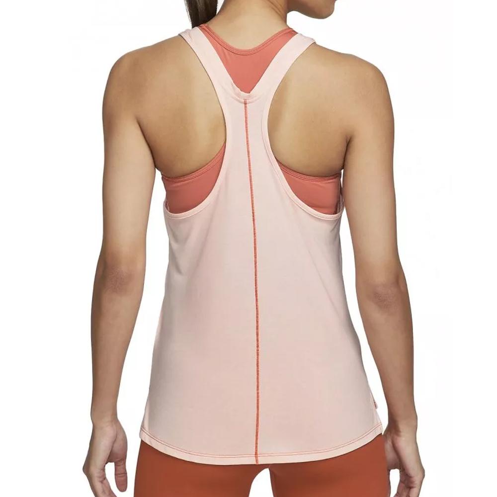 Débardeur Rose Femme Nike One Luxe10 vue 2