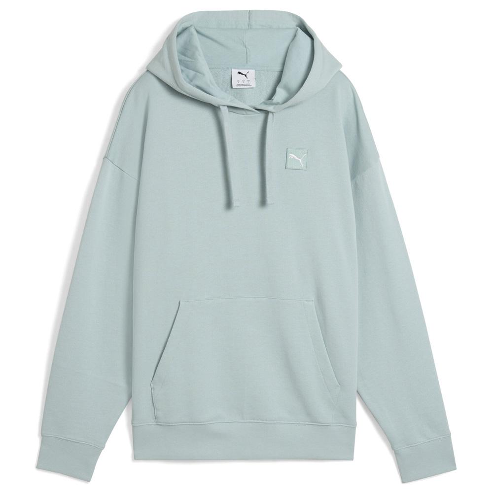 Sweat Capuche Vert d'eau Femme Puma Elevated Comfort pas cher