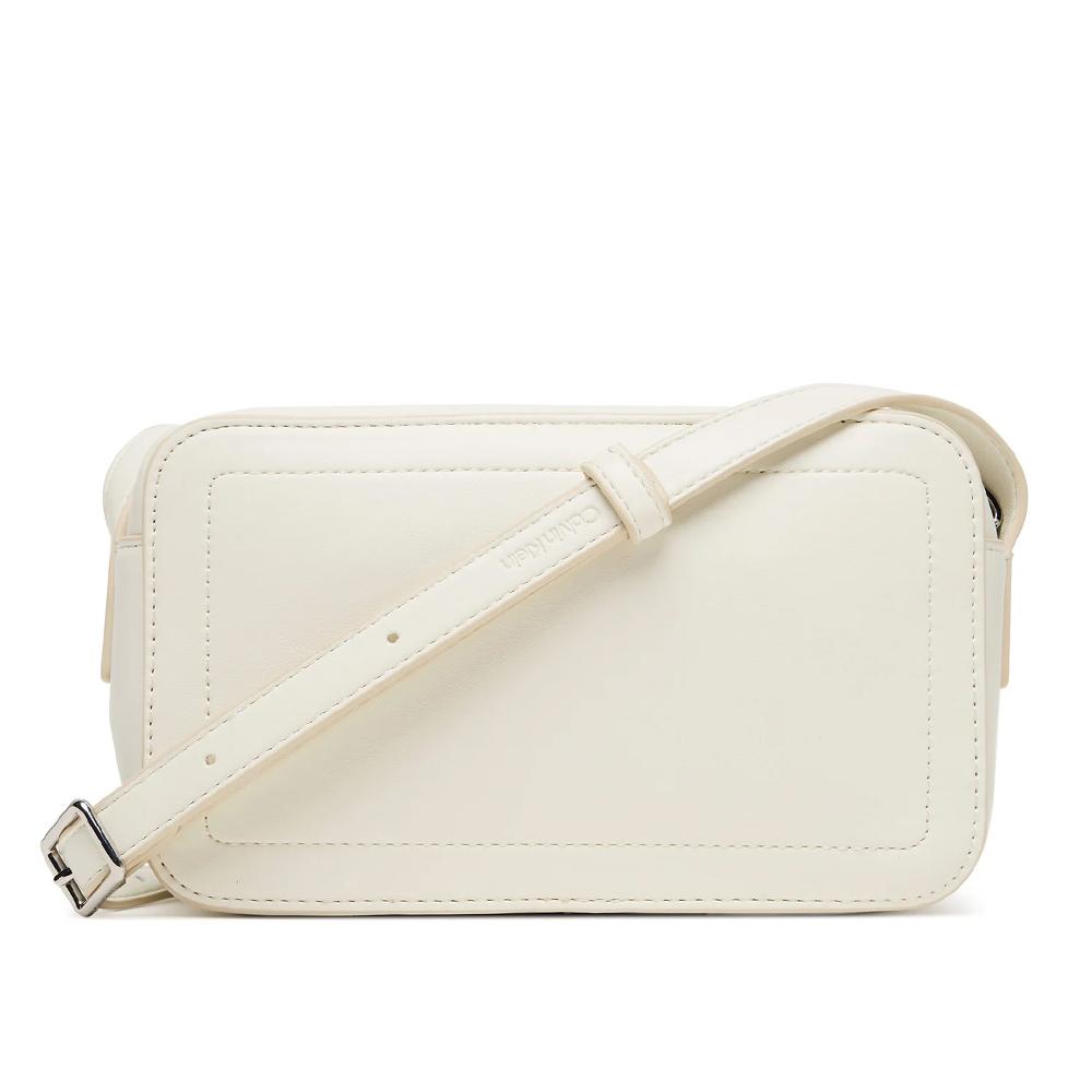 Sac à bandoulière Blanc Femme Calvin Klein Jeans Bold Ck Camera vue 2