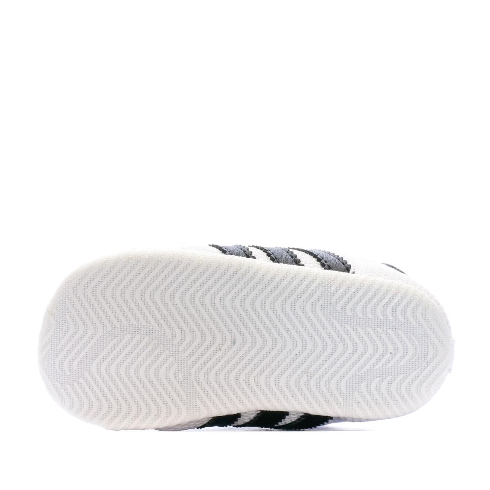 Baskets Blanches Mixte Bébé Adidas Superstar vue 5