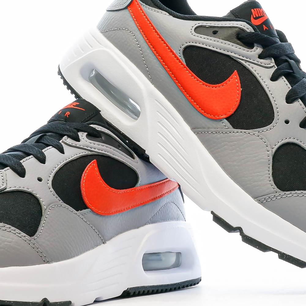 Baskets Grise/Noire/Rouge Homme Nike Air Max vue 7