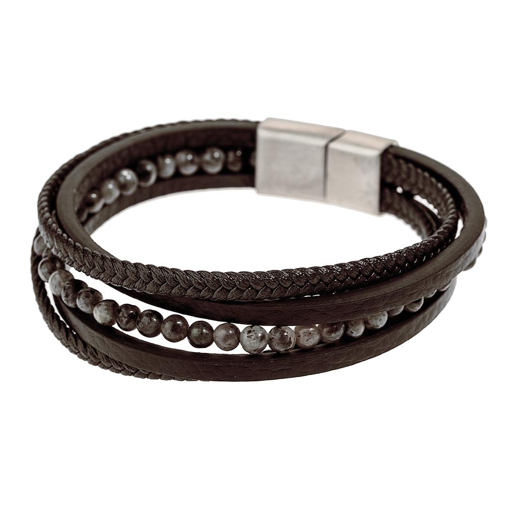 Bracelet Marron Homme Geographical Norway 315103 pas cher