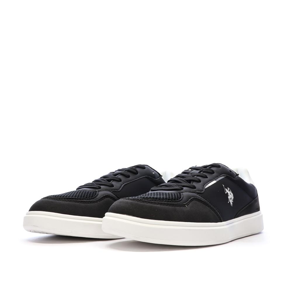 Baskets Noires Homme US Polo ASSN Byron vue 6