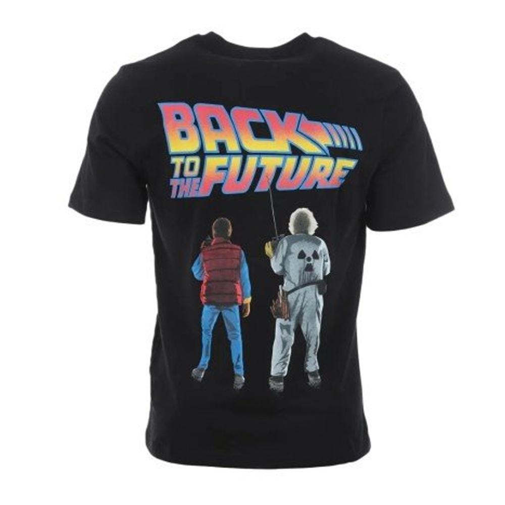 T-shirt Noir Homme Jack & Jones Back vue 2