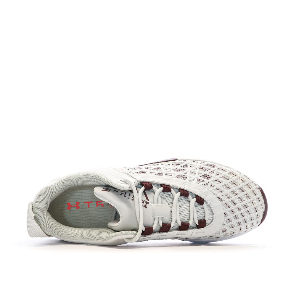 Chaussures de Training Blanche Homme Under Armour Tribase Reign vue 4