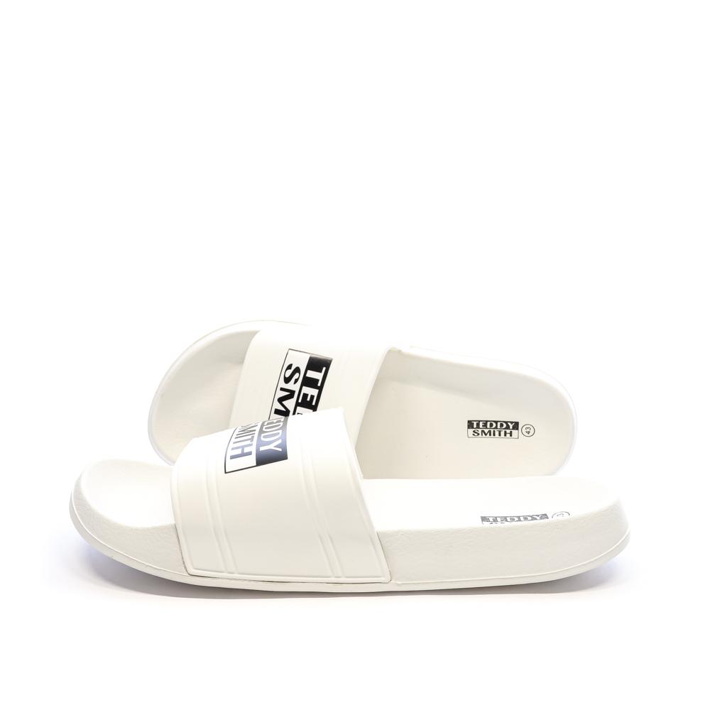 Claquettes Blanches Homme Teddy Smith pas cher