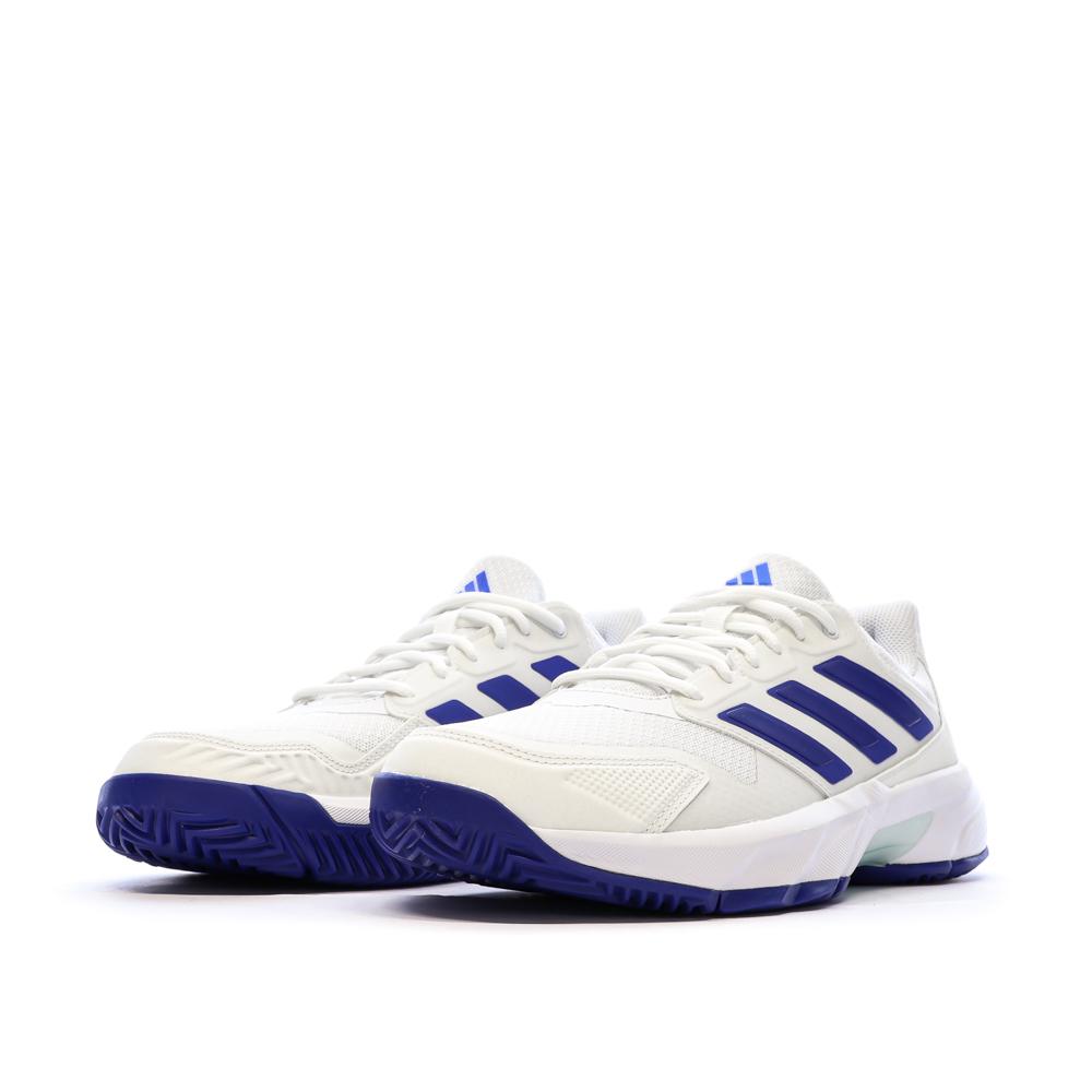 Adidas Courtjam Men's White/Blue Sneakers Photo of the Espace des Marques %store% store - view of %key%