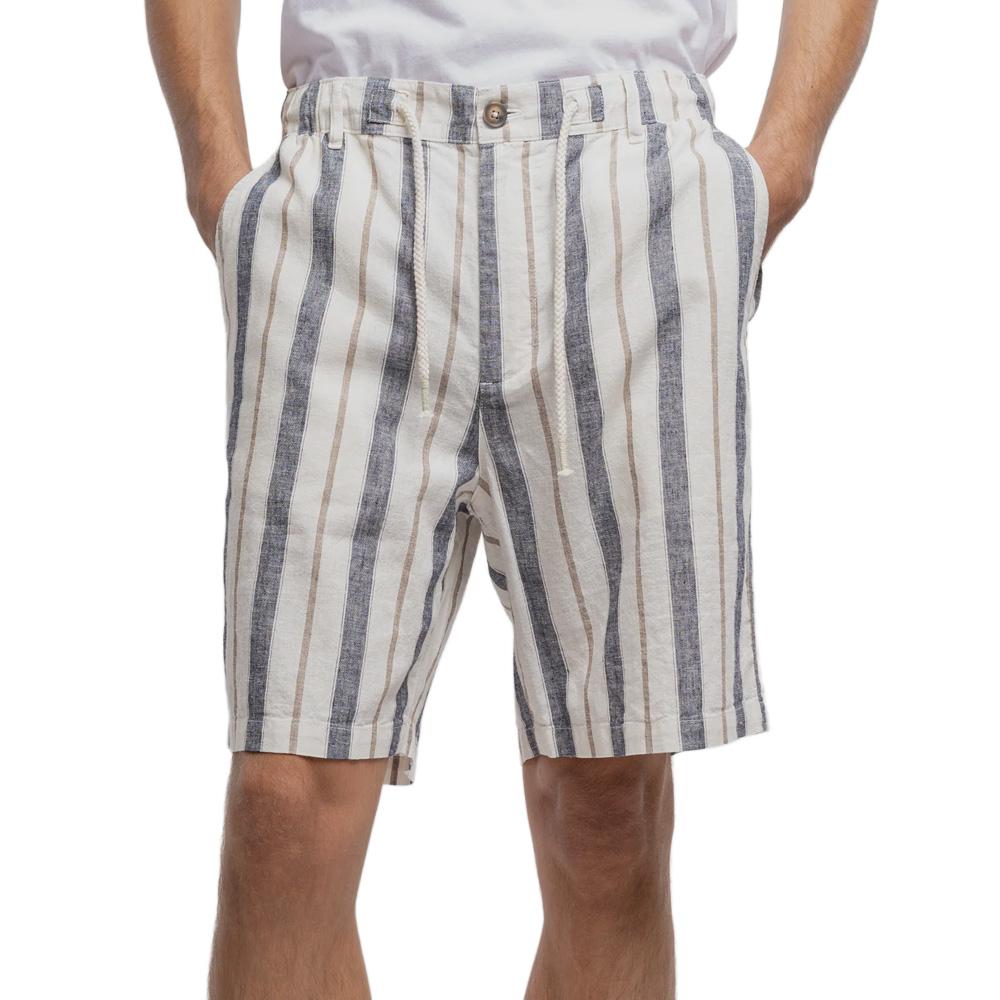 Short Blanc/Marine Homme Teddy Smith S-darius pas cher