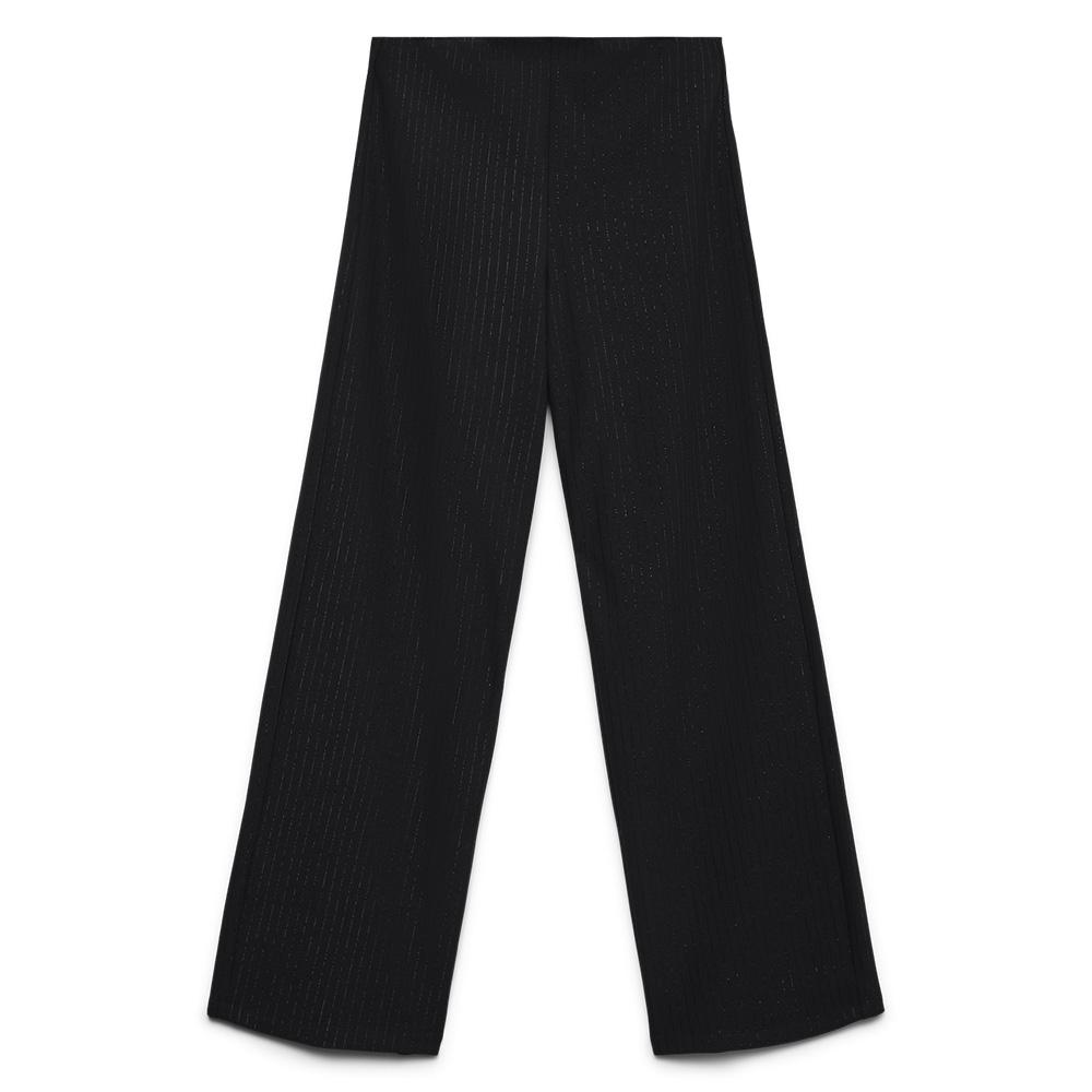 Pantalon Large fluide Noir Femme Vero Moda Berlin pas cher