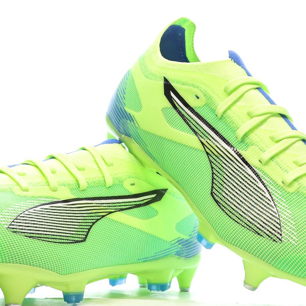 Chaussures de football Vert/Jaune Homme Puma Ultra 5 vue 6