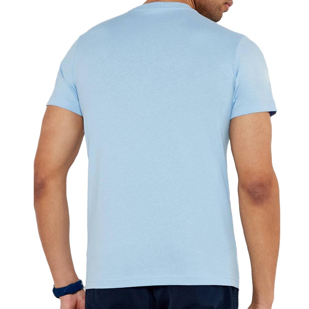 T-shirt Bleu Homme Calvin Klein Jeans Shadow vue 2