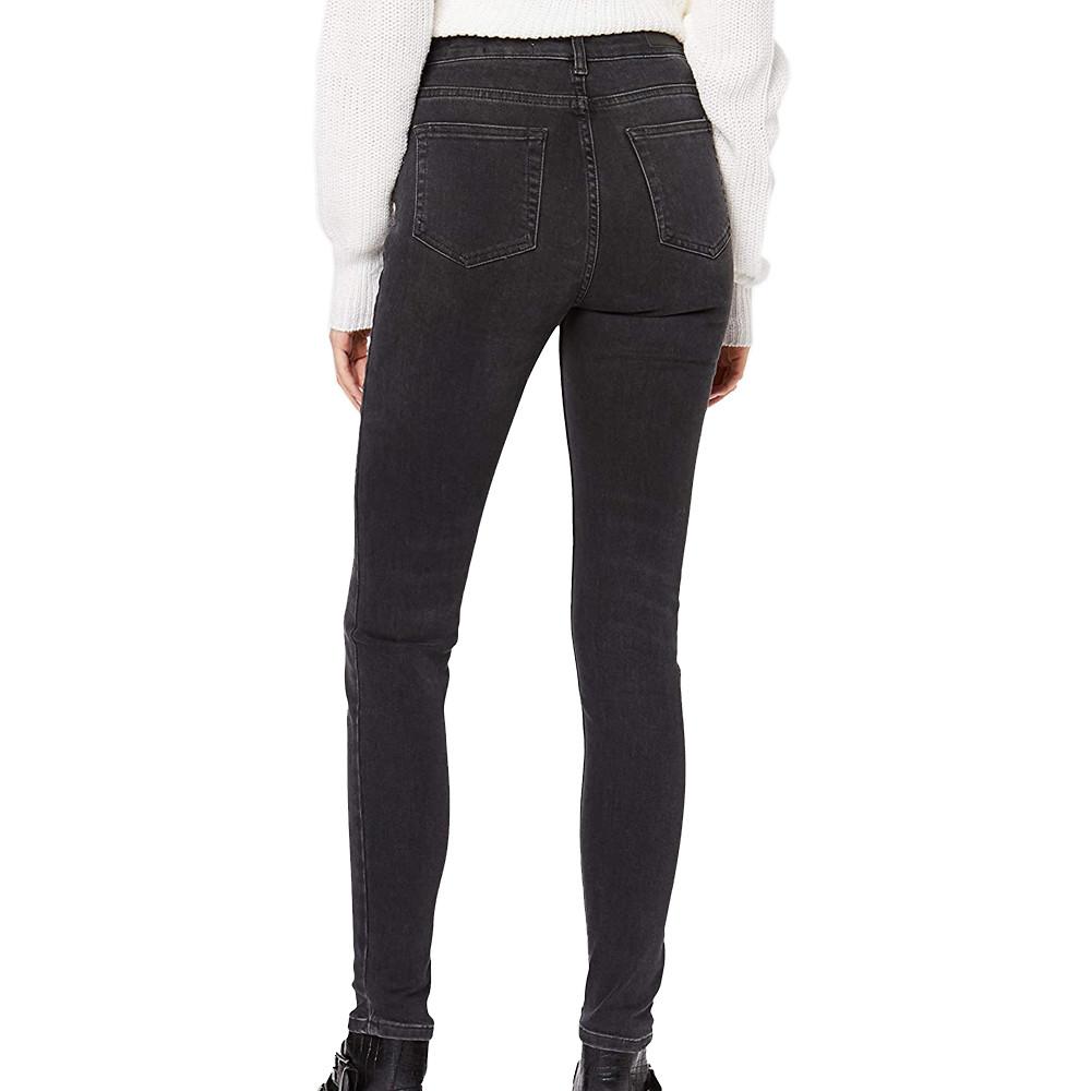 Jean Skinny Gris Femme Superdry Superthermo vue 2