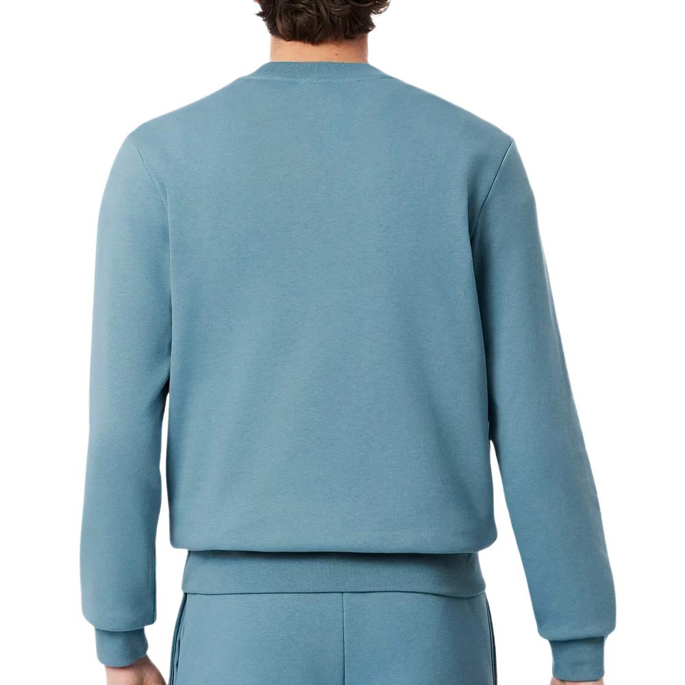 Sweat Bleu Canard Homme Lacoste SH9608 vue 2